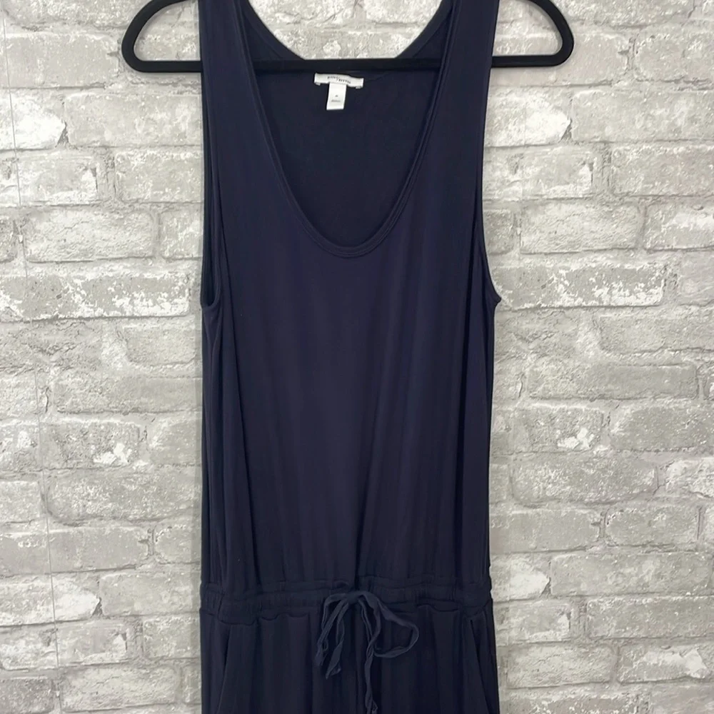 Daily Ritual Navy Jumpsuit - Picture 2 of 4